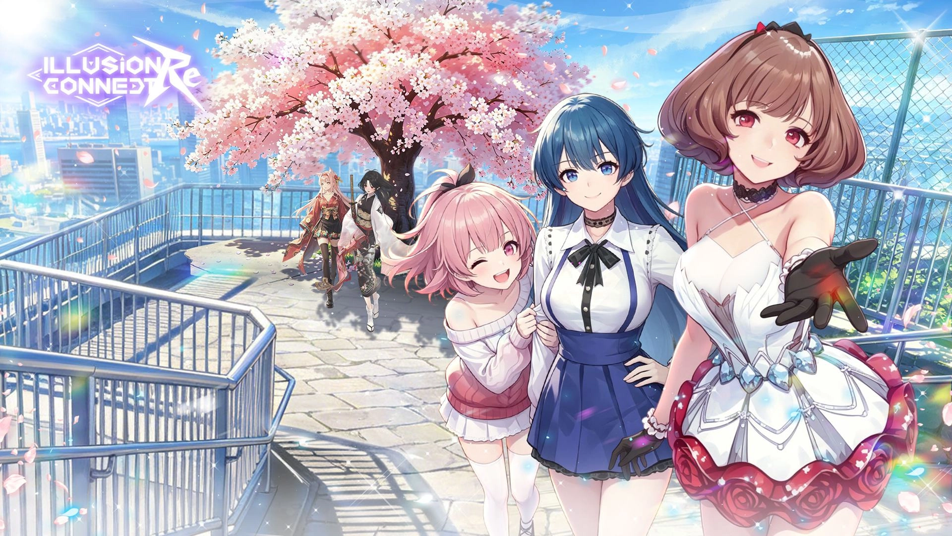 Anime-style wide hero artwork showing mobile games on PC via LDPlayer