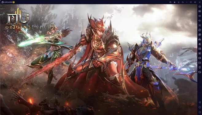 Center showcase game frame rendered in LDPlayer on Windows